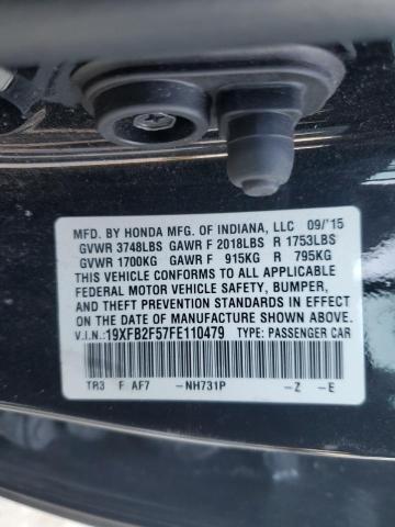 19XFB2F57FE110479 | 2015 HONDA CIVIC LX