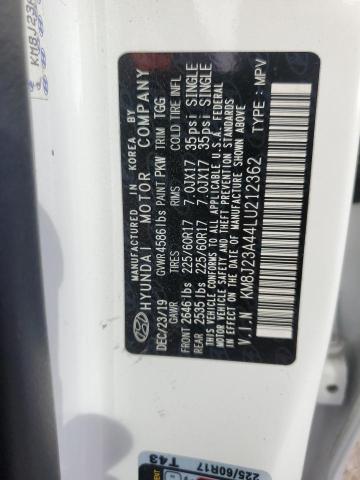 2020 Hyundai Tucson Se VIN: KM8J23A44LU212362 Lot: 39513104