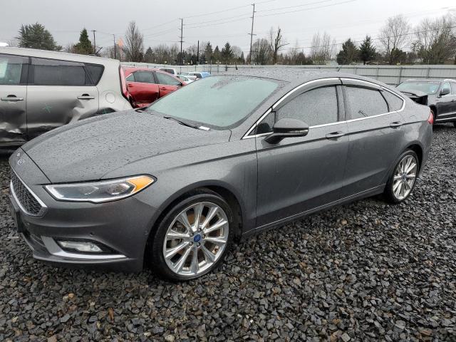 Lot #2489497305 2017 FORD FUSION TIT salvage car