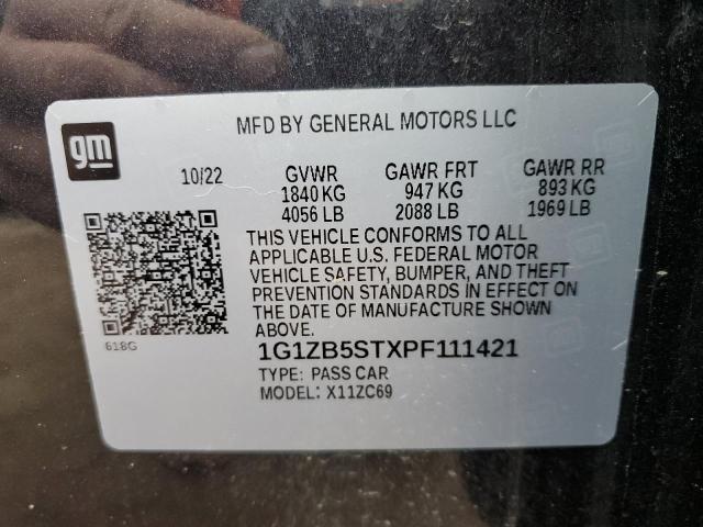 1G1ZB5STXPF111421 | 2023 Chevrolet malibu ls