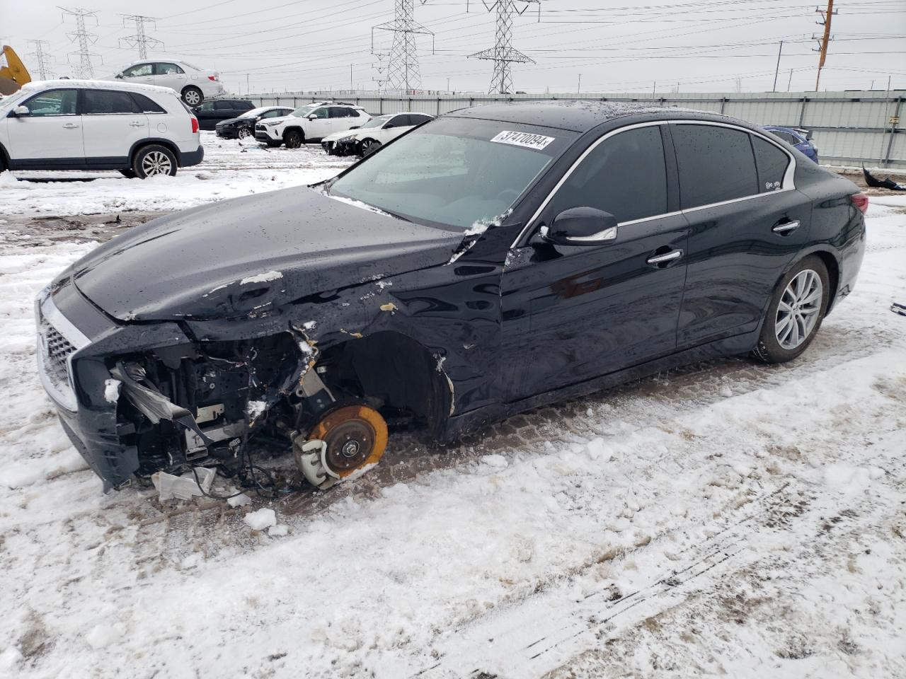 2021 Infiniti Q50 Pure zu verkaufen in Elgin, IL - Front End