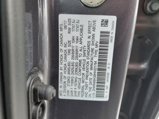 2HKRW6H39HH221764 | 2017 HONDA CR-V LX