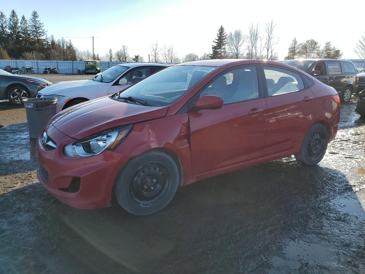 KMHCT4AE4DU401499 2013 Hyundai Accent Gls