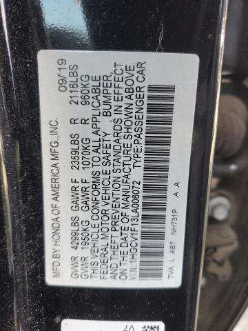 1HGCV1F13LA006072 | 2020 HONDA ACCORD LX