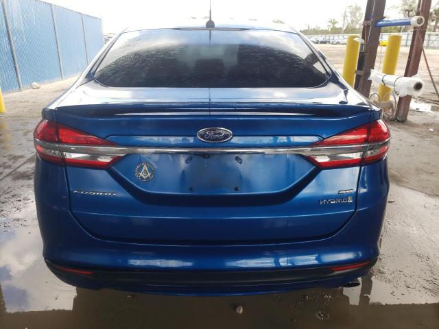 VIN 3FA6P0LU8JR242126 2018 Ford Fusion, Se Hybrid no.6