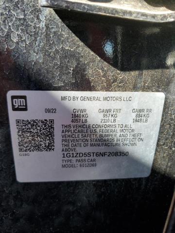 2022 CHEVROLET MALIBU LT - 1G1ZD5ST6NF208350
