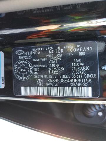 KM8R5DGE4RU690158 | 2024 HYUNDAI PALISADE L