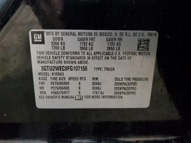 2015 GMC SIERRA K15 - 3GTU2WEC8FG107156