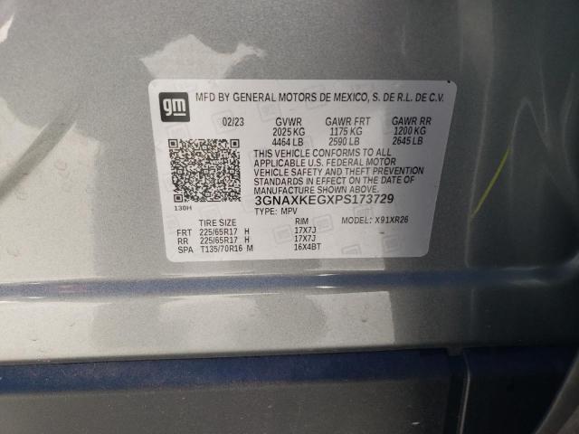 2023 CHEVROLET EQUINOX LT - 3GNAXKEGXPS173729