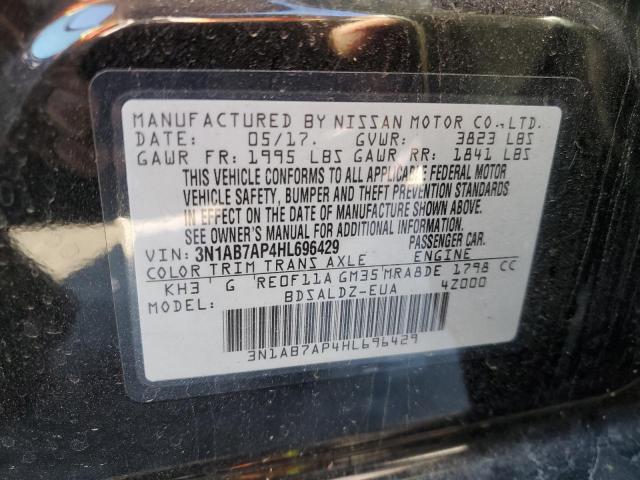 3N1AB7AP4HL696429 | 2017 NISSAN SENTRA S