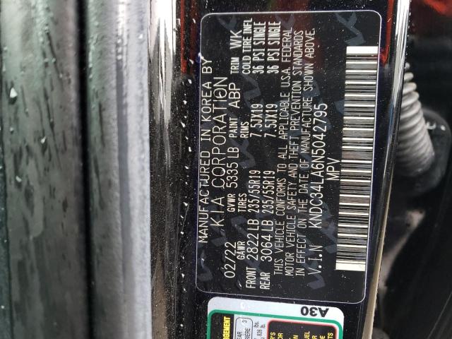 KNDC34LA6N5042795 2022 Kia Ev6 Light