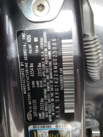 2021 KIA K5 LXS 5XXG14J26MG025086