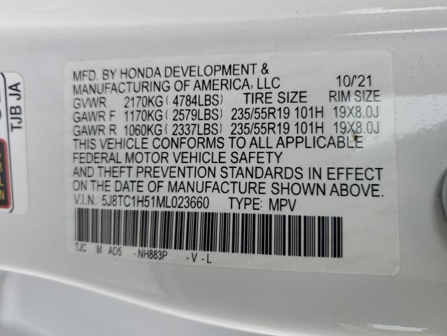 2021 ACURA RDX TECHNO - 5J8TC1H51ML023660