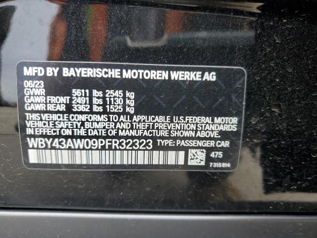 2023 BMW I4 EDRIVE3 WBY43AW09PFR32323