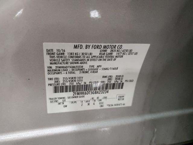 2FMHK6DT5GBA23234 | 2016 FORD FLEX LIMIT