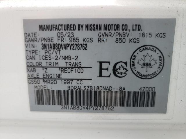 2023 NISSAN SENTRA SR - 3N1AB8DV4PY278762