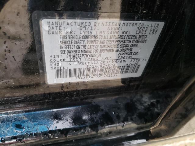 3N1AB7AP7HY405134 | 2017 NISSAN SENTRA S