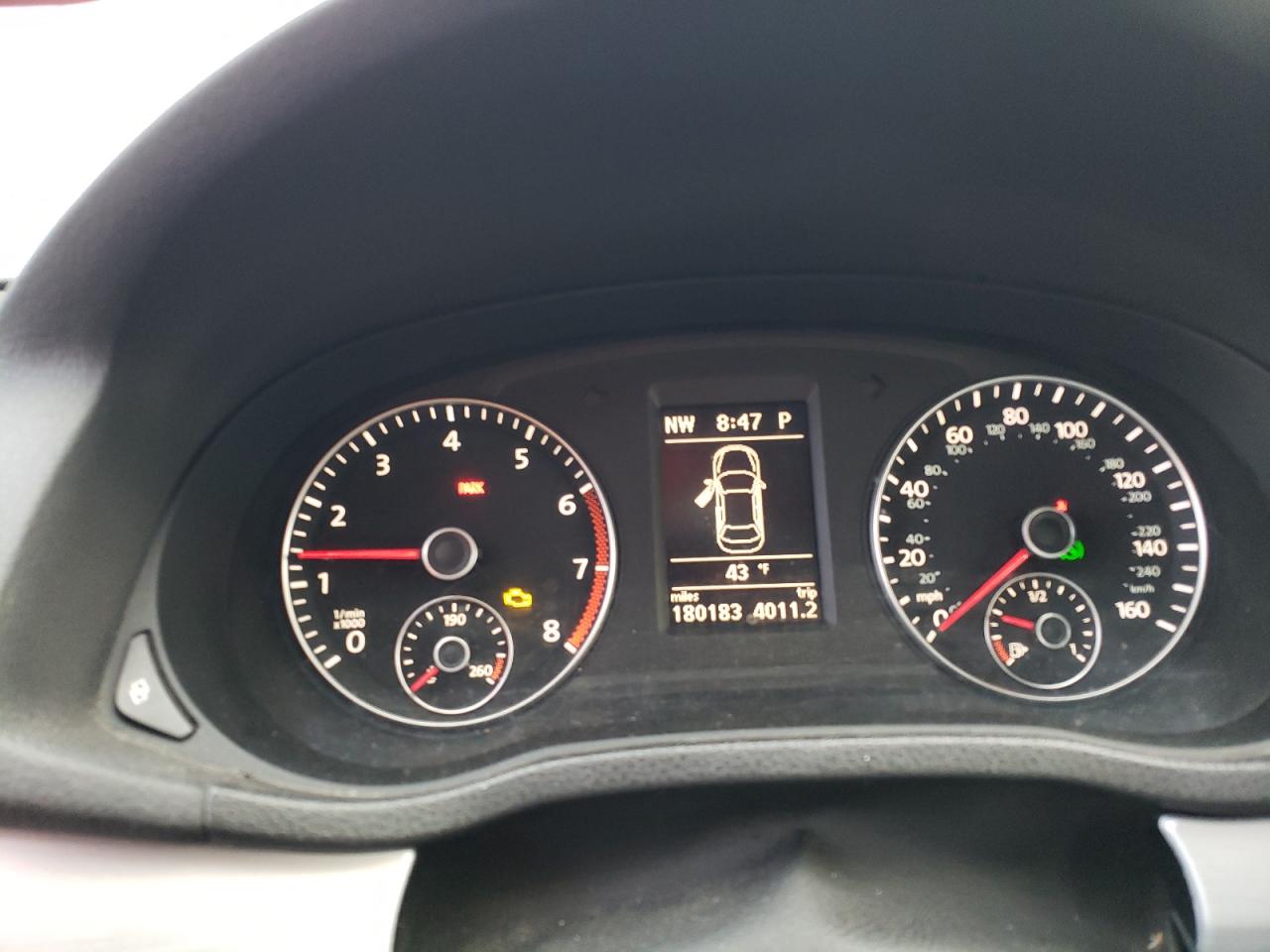 1VWBP7A38CC044804 2012 Volkswagen Passat Se