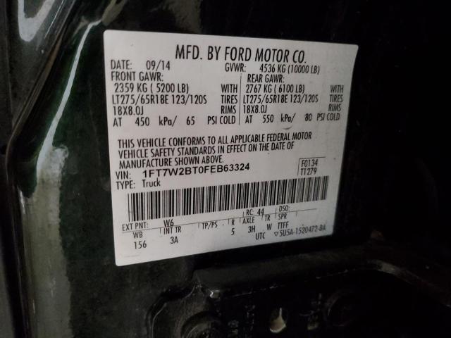 2015 FORD F250 SUPER - 1FT7W2BT0FEB63324