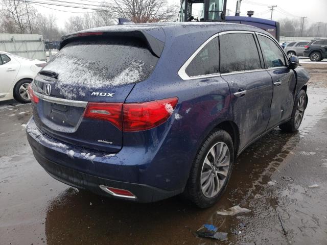 2016 ACURA MDX TECHNO 5FRYD4H48GB062276