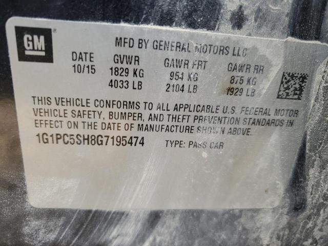 2016 CHEVROLET CRUZE LIMI - 1G1PC5SH8G7195474