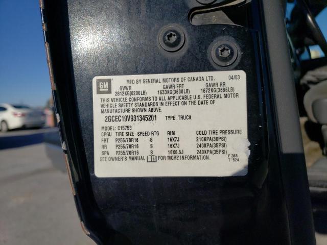 Image 12 of 2003 Chevrolet Silverado salvage vehicle - Lot #38840124 at Copart