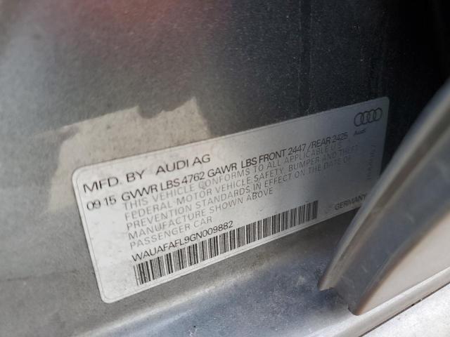 VIN WAUAFAFL9GN009882 2016 Audi A4, Premium S-Line no.12