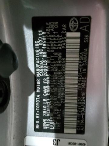 2011 Toyota Corolla Base VIN: 2T1BU4EE3BC599056 Lot: 37901364