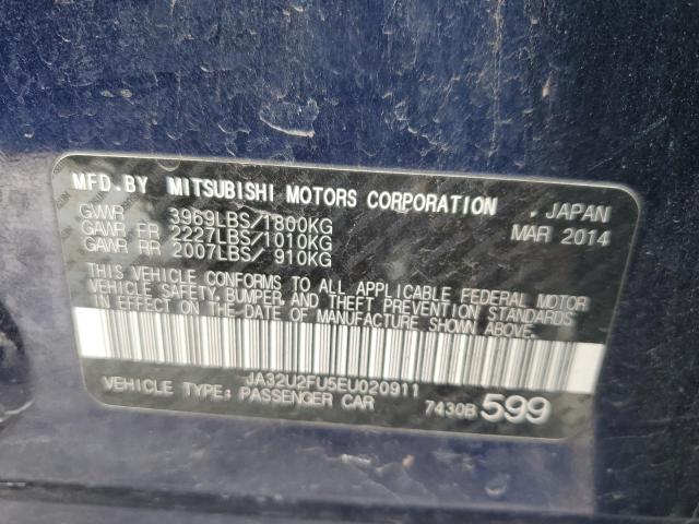 JA32U2FU5EU020911 | 2014 MITSUBISHI LANCER ES/