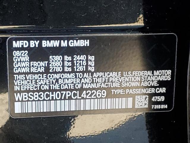 WBS83CH07PCL42269 2023 BMW M5, photo no. 12