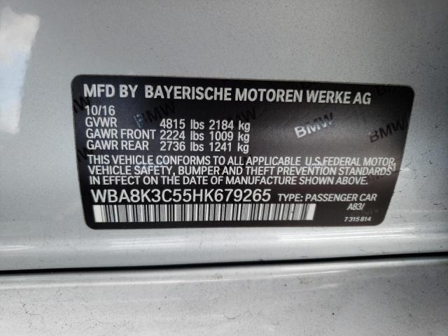 WBA8K3C55HK679265 | 2017 BMW 330 XI