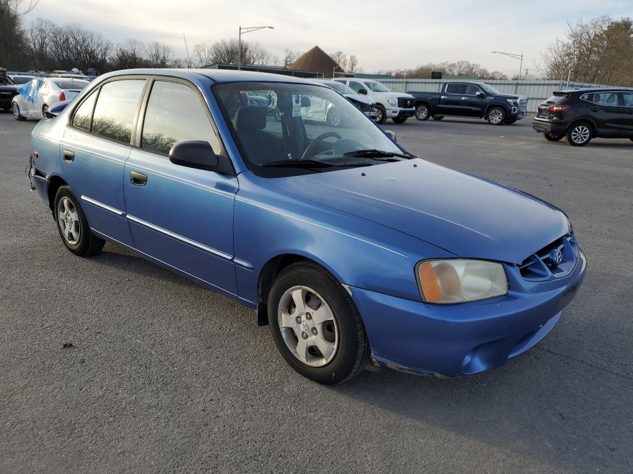 Lot #2887755744 2001 HYUNDAI ACCENT GL