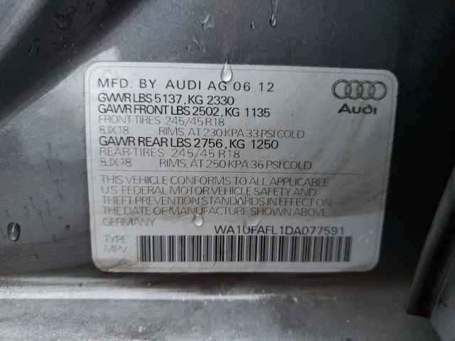 VIN WA1UFAFL1DA077591 2013 Audi A4, Premium Plus no.13