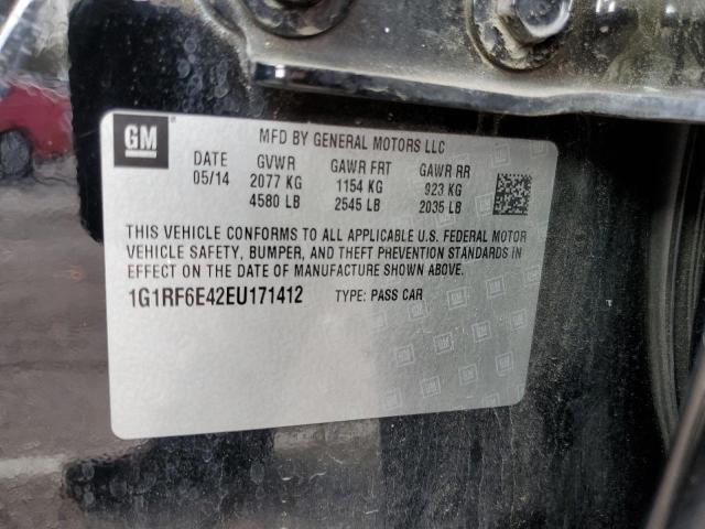 VIN 1G1RF6E42EU171412 2014 Chevrolet Volt no.12