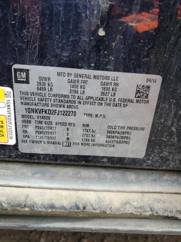 2015 CHEVROLET TRAVERSE L - 1GNKVFKD2FJ122270