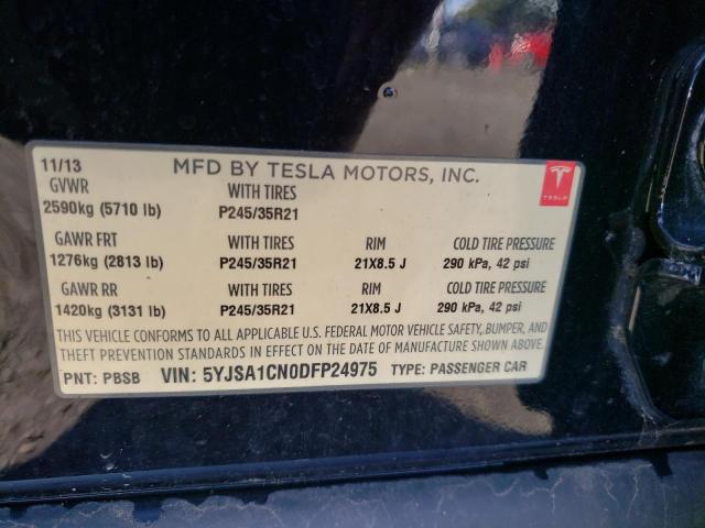 5YJSA1CN0DFP24975 | 2013 Tesla model s