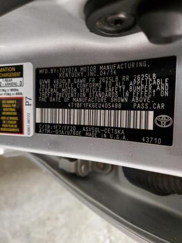 4T1BF1FK6EU405488 | 2014 TOYOTA CAMRY L