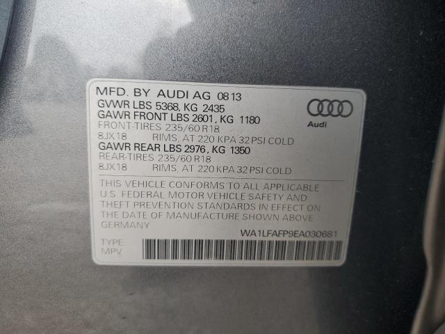 VIN WA1LFAFP9EA030681 2014 Audi Q5, Premium Plus no.12