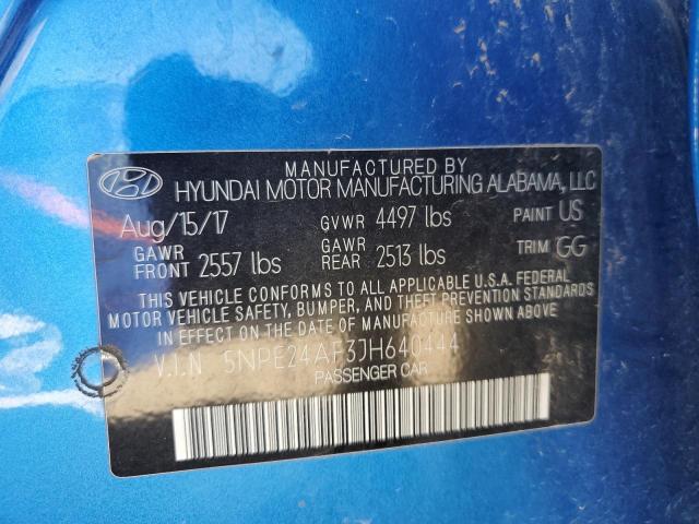 5NPE24AF3JH640444 | 2018 HYUNDAI SONATA SE