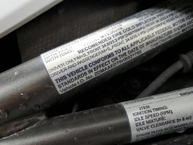 2017 DUCATI MULTISTRAD ZDMAAEDT6HB021765