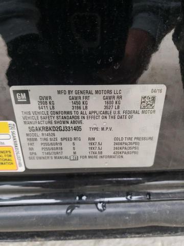 5GAKRBKD2GJ331405 | 2016 BUICK ENCLAVE