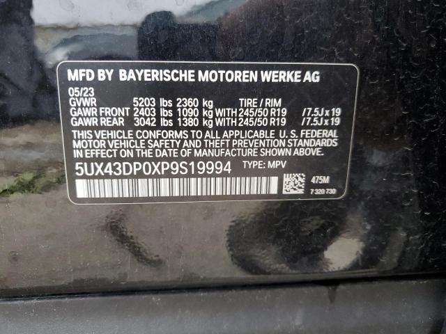 5UX43DP0XP9S19994 2023 BMW X3, photo no. 13