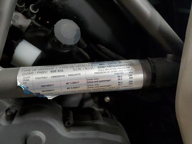 2013 DUCATI HYPERMOTAR ZDM1YBTS0DB003727