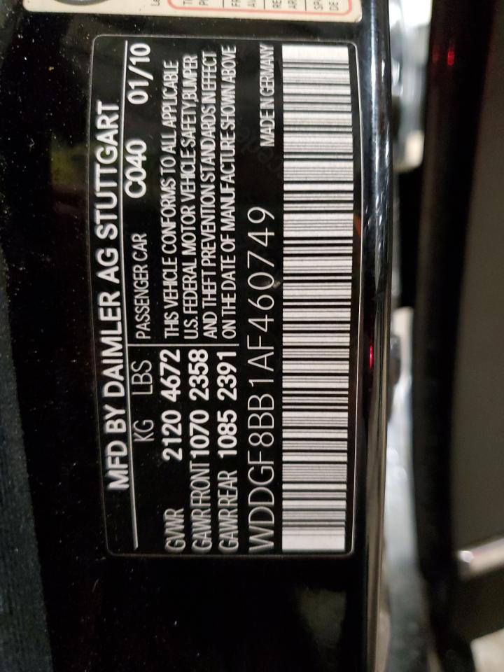 WDDGF8BB1AF460749 2010 Mercedes-Benz C 300 4Matic