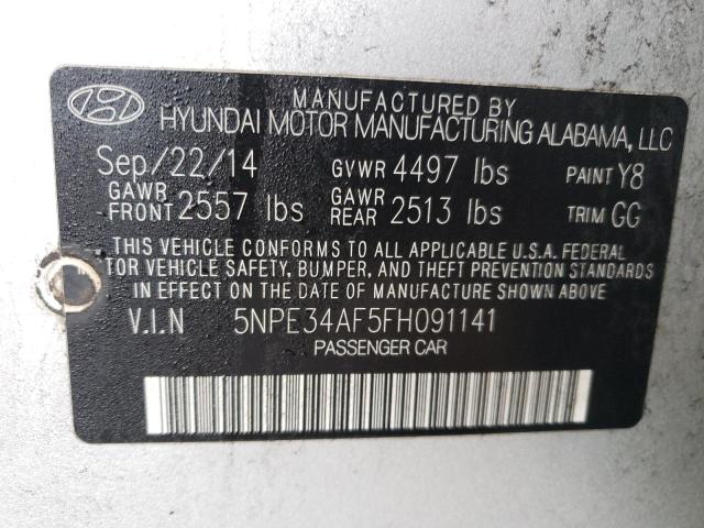 5NPE34AF5FH091141 | 2015 HYUNDAI SONATA SPO