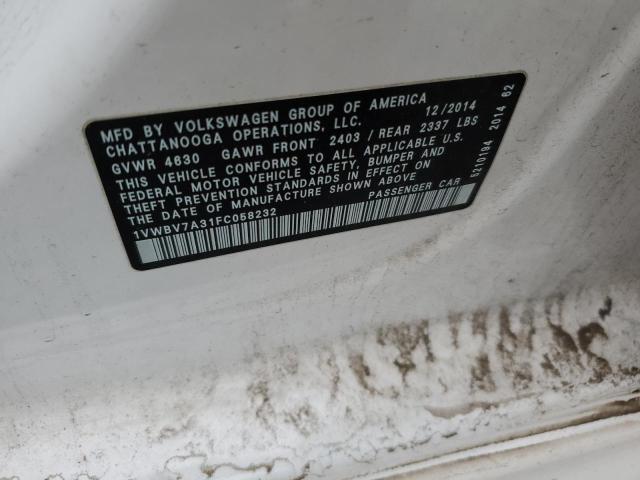 2015 Volkswagen Passat - Image 13