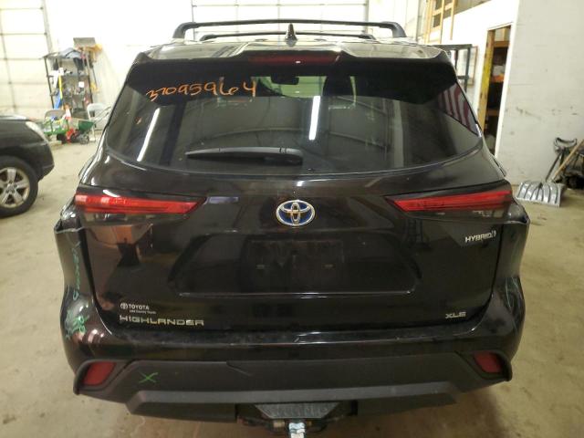 VIN 5TDHBRCH3NS093314 2022 Toyota Highlander, Hybri... no.6