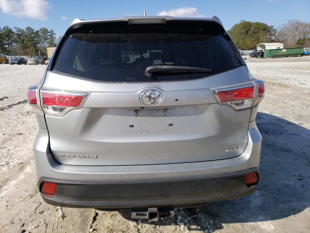 VIN 5TDKKRFH6FS106771 2015 Toyota Highlander, Xle no.6