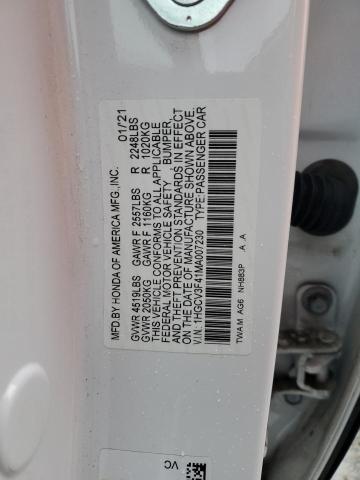 1HGCV3F41MA007230 | 2021 HONDA ACCORD HYB