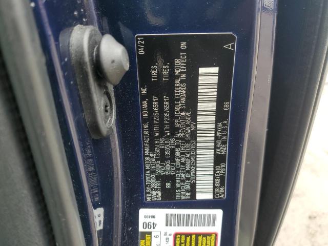 2021 TOYOTA SIENNA XLE - 5TDYRKEC5MS037653